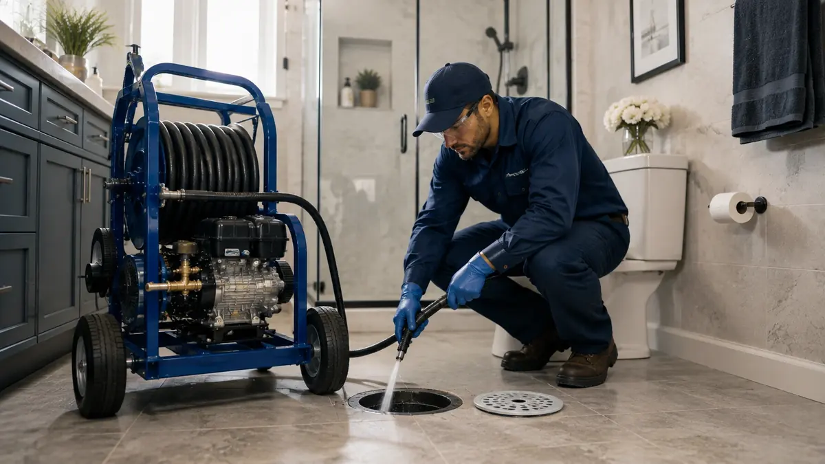 Bathroom Drain Hydro Jetting in Chula Vista