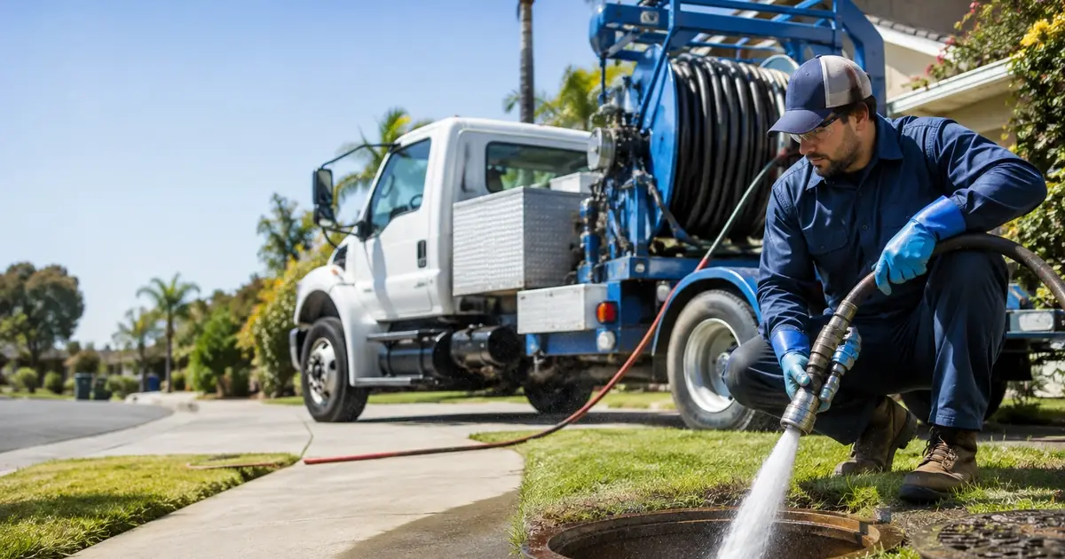 Hydro jet sewer cleaning Chula Vista