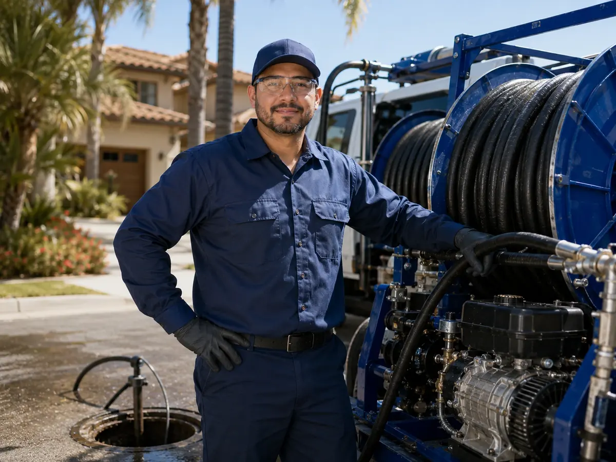 Hydro jet sewer cleaning in Chula Vista