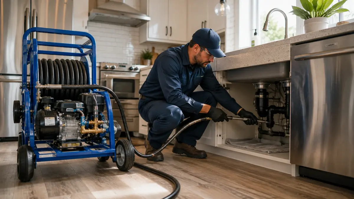 Kitchen Drain Hydro Jetting in Chula Vista