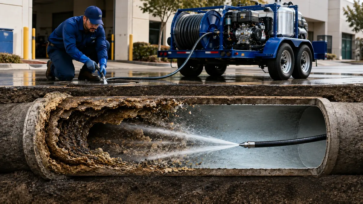Sewer Pipe Descaling in Chula Vista